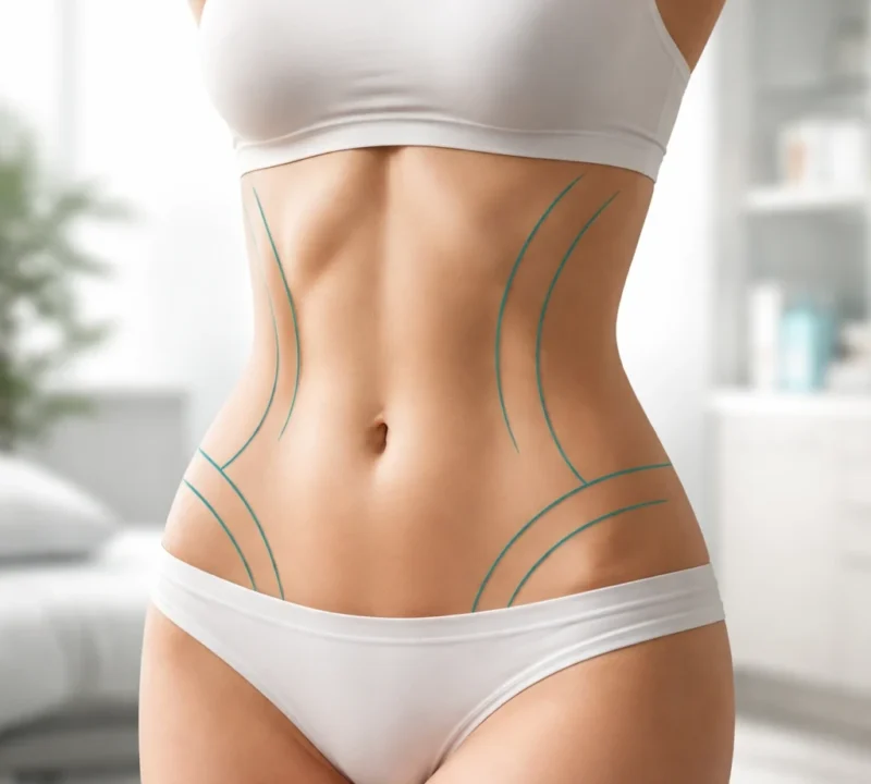 لیپو شکم و پهلو