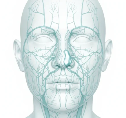صویر آناتومیک انسداد عروقی بعد از تزریق فیلر در صورت