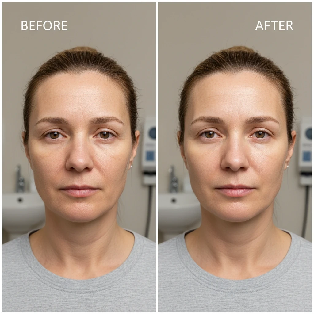 مقایسه قبل و بعد از انجام جوانسازی پوست