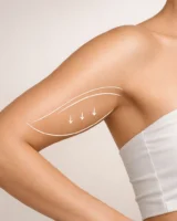 لیپو بازو با خطوط کانتورینگ برای حذف چربی و فرم‌دهی بازوی فوقانی