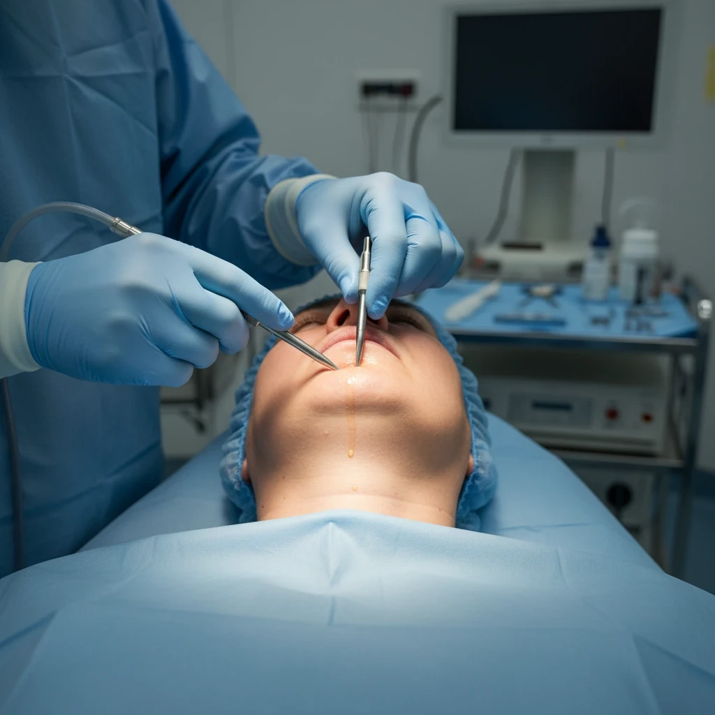 مراحل انجام لیپو غبغب به صورت مرحله‌به‌مرحله