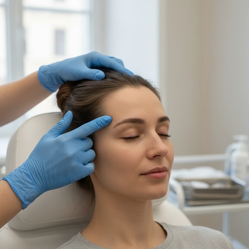 تزریق فیلر شقیقه توسط پزشک متخصص زیبایی