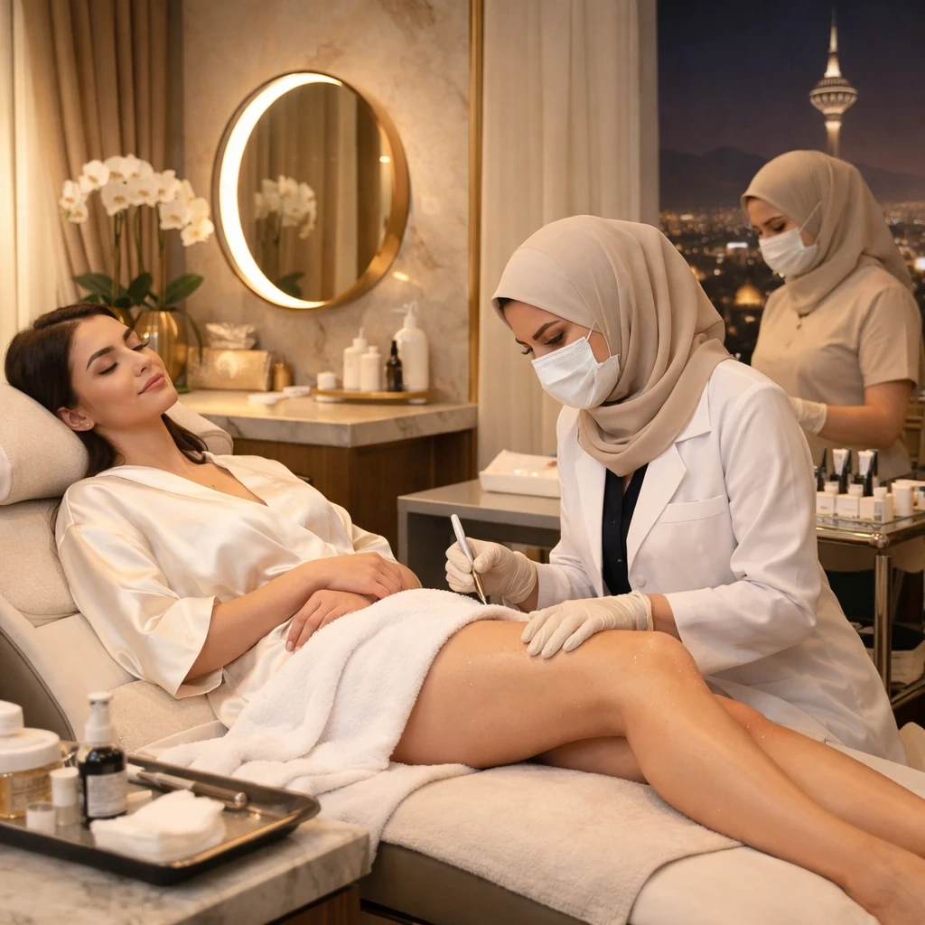 انجام فیلر ران با تکنیک‌های ایمن و حرفه‌ای در محیط تخصصی Tehran VIP