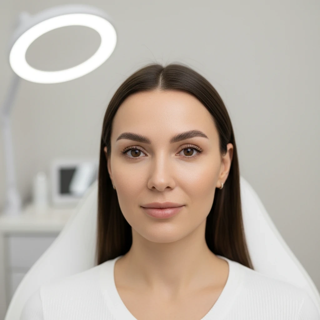 نتیجه نهایی لیفت ابرو و بازتر شدن چشم‌ها