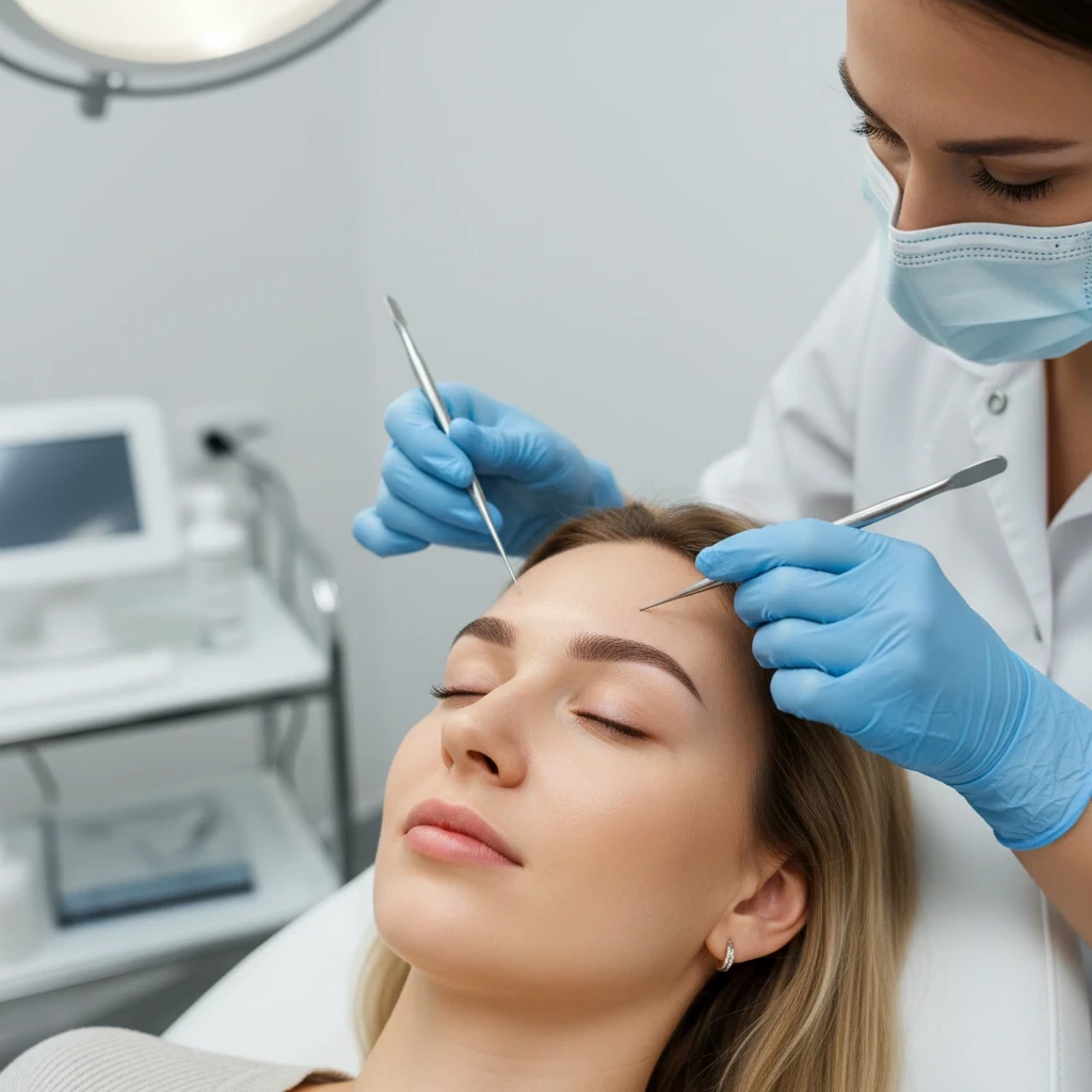 مراحل انجام لیفت ابرو به صورت مرحله‌به‌مرحله