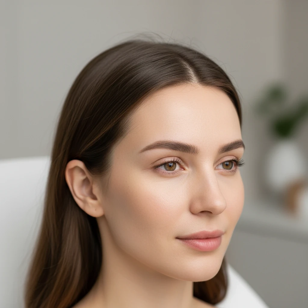 نتیجه نهایی لیفت شقیقه و کشیده‌تر شدن چشم‌ها